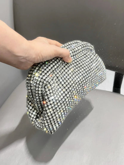 Luxury Designer Rhinestones Clutch Purse Bag for women handle bag Shoulder Bag Purse evening bag banquet bag