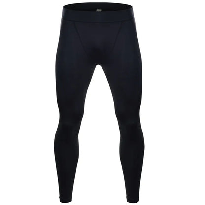 Men's compression sports pants fast drying fitness sports pants running tight pants training tight pants black red gray line