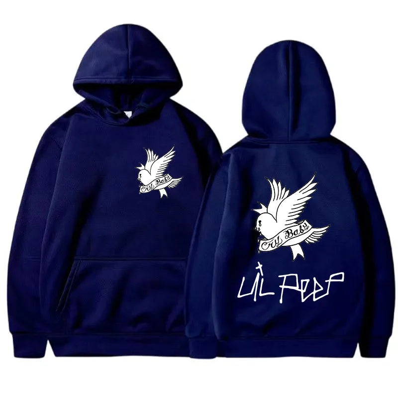 New Autunm Men Lil Peep Printed Hoodies Men's/Women's Lil Love Streetwear Men Fashion Casual Hip Hop Sweatshirts Men Clothes