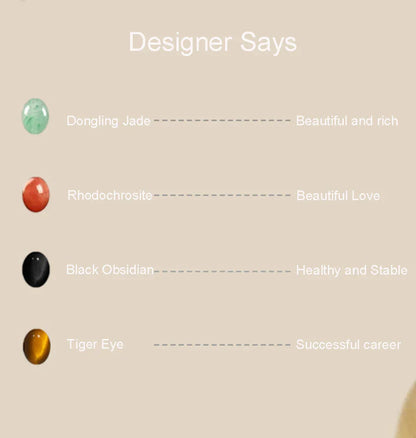 Women's watch Vintage Natural Colorful Jade Bracelet Wristwatches Clock,Luxury Elegant Small Oval Dial Quartz Watch Waterproof