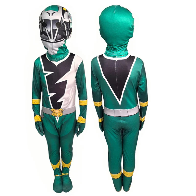 Anime Fancy Ranger Kishiryu Sentai Ryusoulger Cosplay Costume Jumpsuit Halloween Party Cosplay Halloween Carnival Suit For Boys