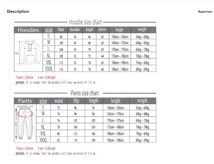 2025 Spring Autumn Men Casual Two Piece Sets Sweatshirts Men Women Street Los Fashion Printed Sports Suit