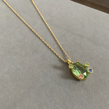 New necklaces for women's flower bracelets light luxury versatile high-end earrings niche design jewelry set