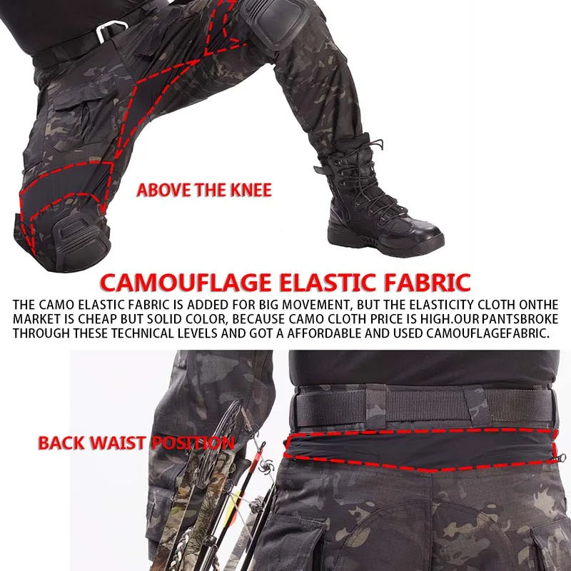 GEN3 Tactical Pants Outdoor Hiking Hunting Clothes Wilderness Survival Wear-resistant Scratch Resistant Combat Workwear Pants