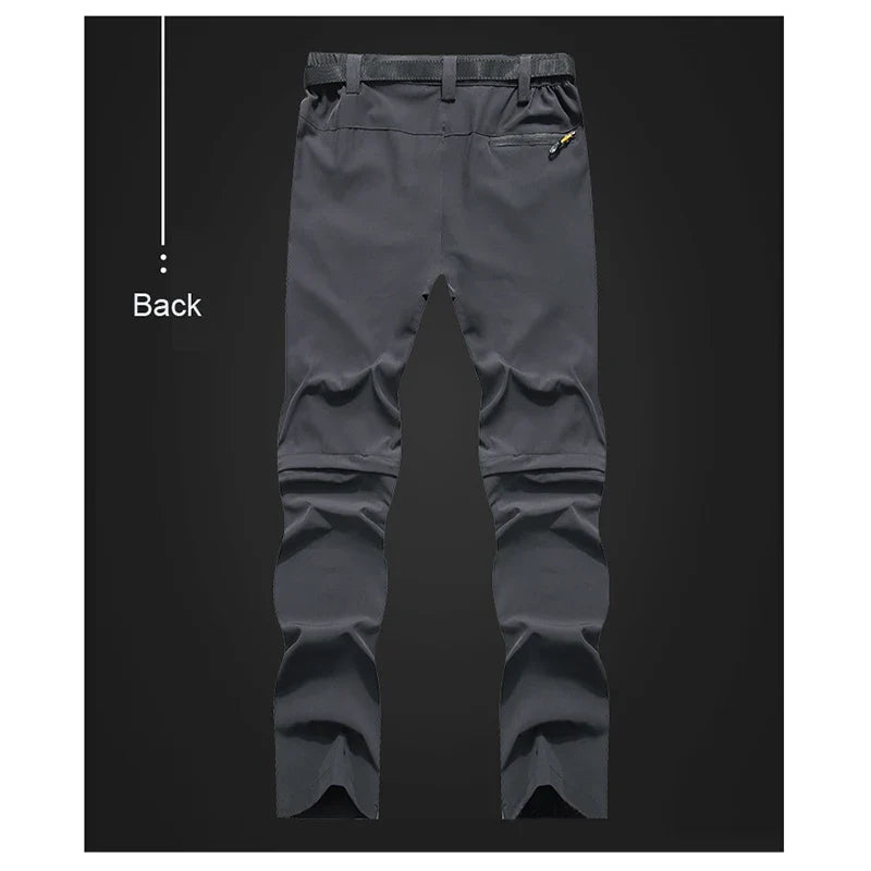 Trekking Pants Hiking Camping Men Summer UV-Proof Outdoor Sports Detachable Shorts Quick Dry Sportswear Wlaking Fishing Trousers