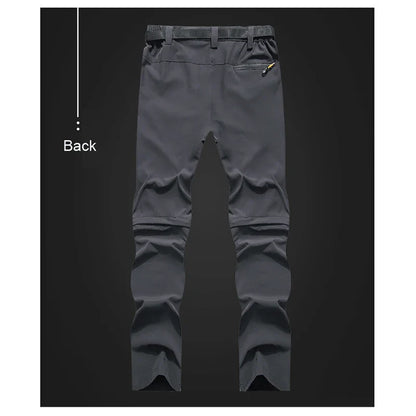 Trekking Pants Hiking Camping Men Summer UV-Proof Outdoor Sports Detachable Shorts Quick Dry Sportswear Wlaking Fishing Trousers