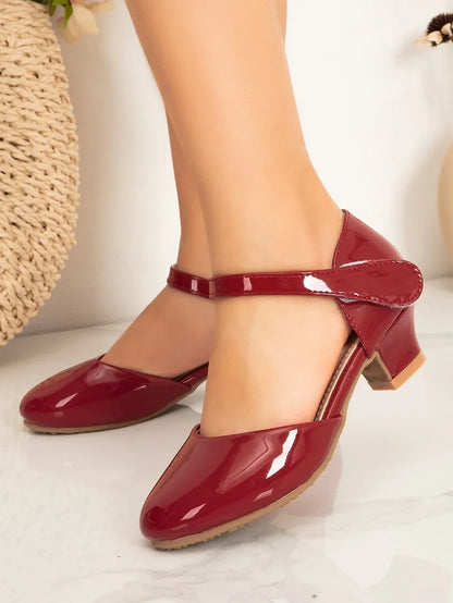 New Elegant Kids High Heels Fashion Stage Performance Princess Shoes for Girls Sweet Versatile Children Fashion Causal Sandals