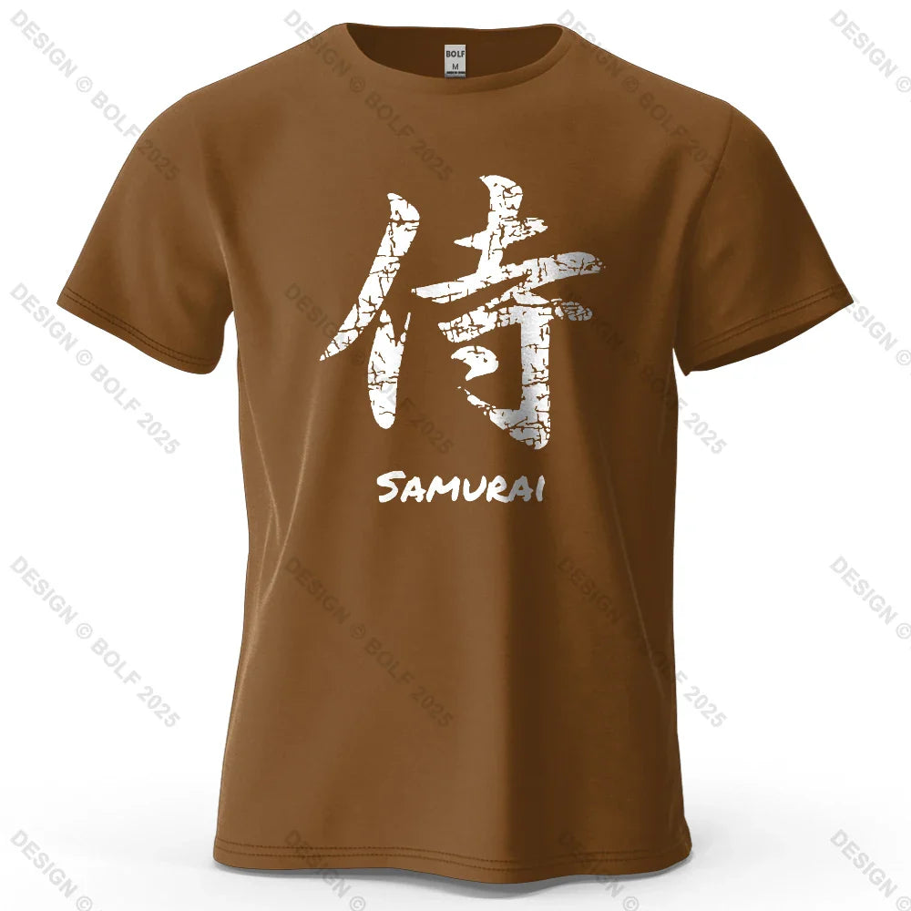 Character Printed Men's T-Shirt 100% Cotton Oversized Classic Asian Aesthetics Graphic Tees for Women Tees Streetwear