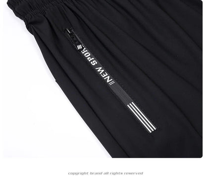 Summer Shorts Gym Fitness Men Plus Size Casual Shorts 6XL 7XL 8XL Big Size Shorts Men Ice Silk Stretchy Beach Shorts Breathable