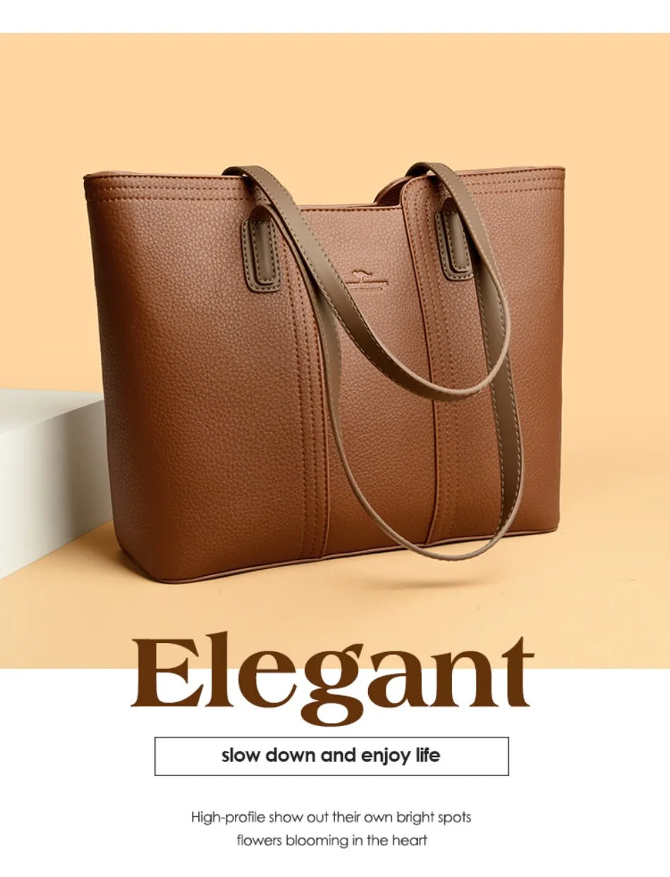 Genuine Brand Women Bags Designer High Quality Soft Leather Large Women 2024 Shoulder Bag Messenger Handbag Shopping Messenger