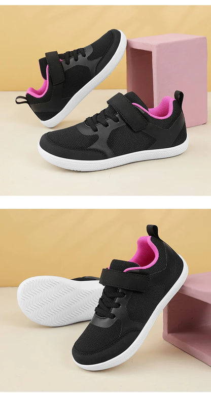 New Boys Girls Sneakers Kids Wide Barefoot Shoes Naturally Splay Shoes Minimalist Barefoot Shoes Toddler Little Big Kid Casual