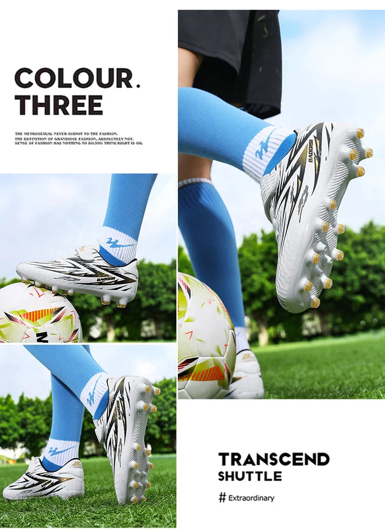 New Football Shoes Children Non Slip Society Cleats Soccer Shoes Kids Indoor Football Field Boots Fast Professional Sneaker28-39