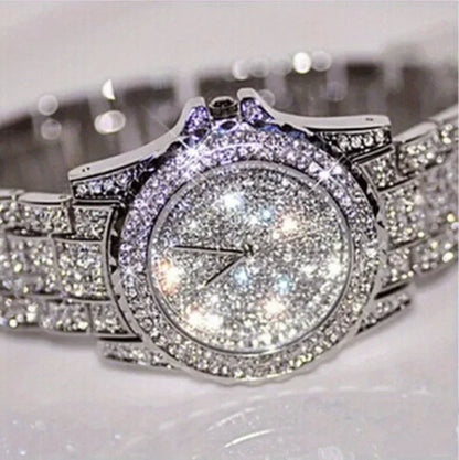 Fashion Crystal Full Steel Women Watches Ladies Wristwatch Quartz Woman