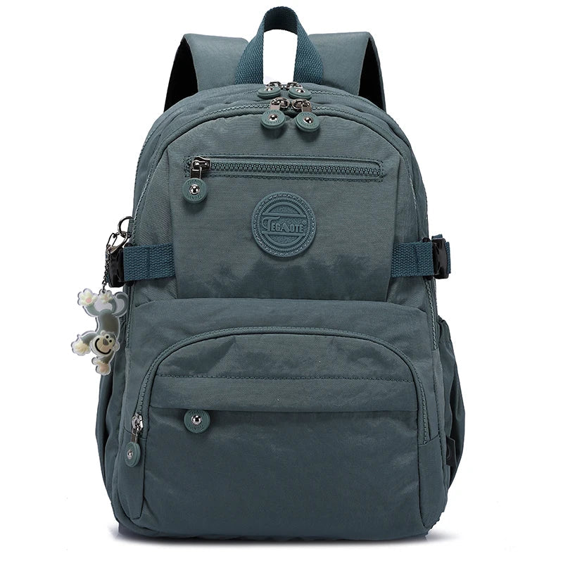 Large Nylon Waterproof Backpack Travel Rucksack for Women School Bags Mochilas Mujer Kids Girls 2026