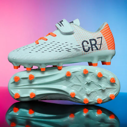 New Men Kids Football Boots Grass Boys Professional Non-Slip Ultralight Cleats Match Soccer Shoes Training Shoes Drop Shipping