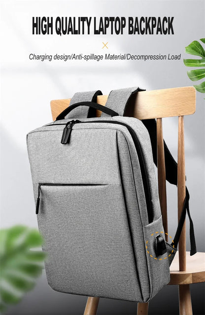15.6 Inch Laptop Men Backpack Nylon Travel Male Laptop Backpack Usb Charging Computer School Backpacks Waterproof Bag for Men