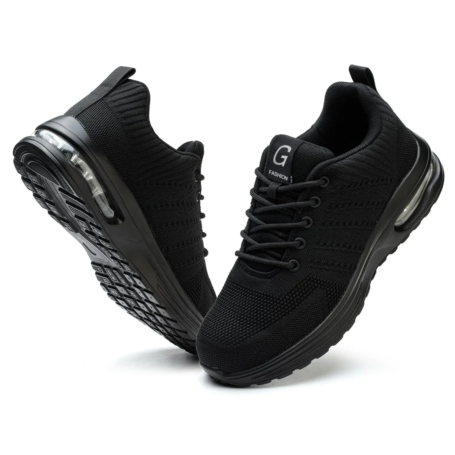 Steel Toe Shoes Safety Protective Shoes Air Cushion Work Safety Shoes Men Women Breathable Work Sneaker Anti Smash Anti-puncture