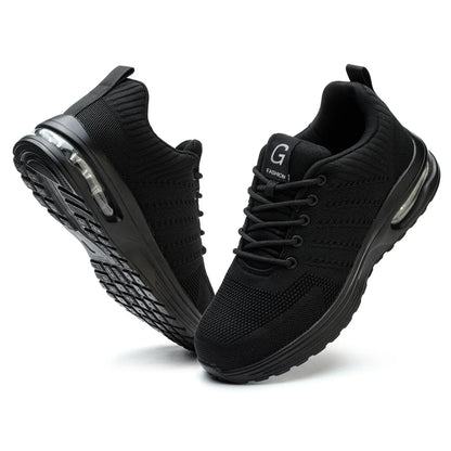 Anti Smash Protective Work Shoes Men Women Anti-puncture Indestructible Shoes Air Cushion Work Shoes Steel Toe Safety Shoes Man