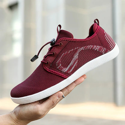 New Unisex Wider Shoes Breathable Mesh Men Barefoot Wide-toed Shoes Brand Flats Soft Zero Drop Sole Wider Toe Sneakes Large Size