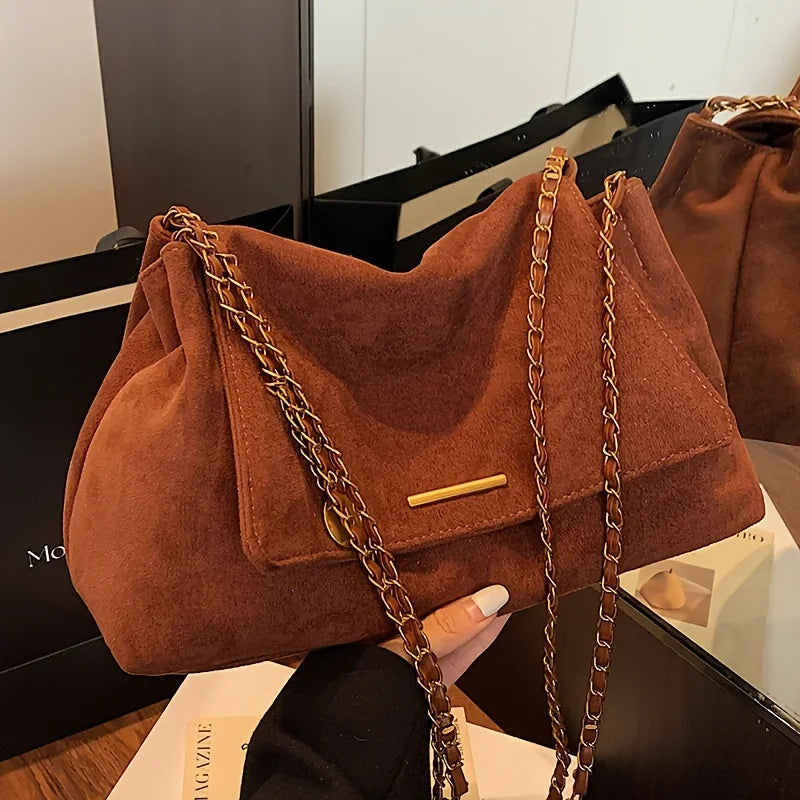 Perfect Lily Women's Vintage Large Crossbody Shoulder Bag Elegant Handbag with Detachable Strap Durable for Casual Formal Events