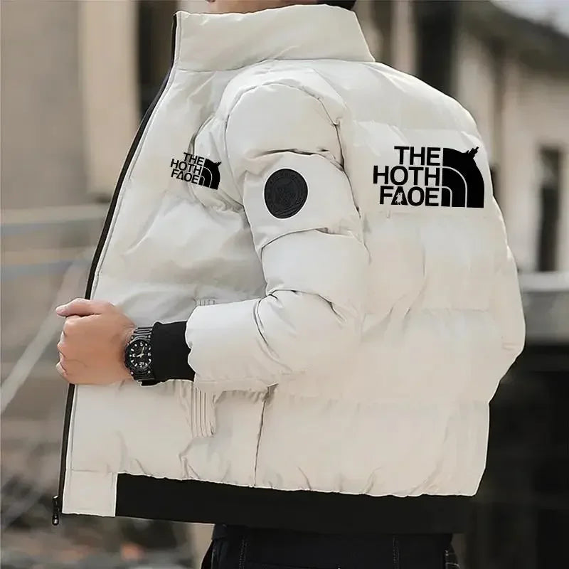 Fashionable thick jacket for men, new warm and waterproof parka coat for autumn and winter, casual and fashionable jacket for me