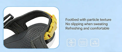 Lightweight Kids Sandals Summer Quick-Dry Breathable Beach Shoe Non-Slip Outdoor Sport Walking Sandals for Boys Girls Size 30-38