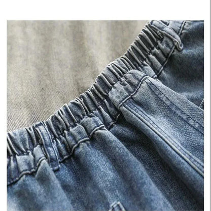 Women's Fashion Large Pocket 9-Point Harlan Pants
