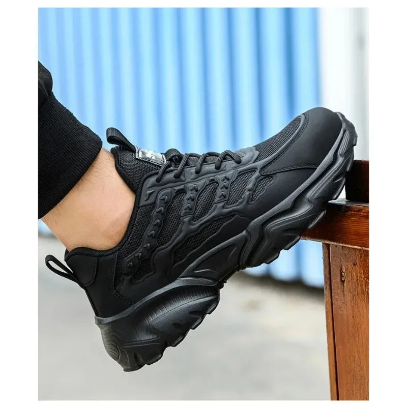 Steel Toe Cap Lightweight and Comfortable Safety Shoes for Men and Women Steel Toe Anti Puncture Comfortable and Safe Work Shoes
