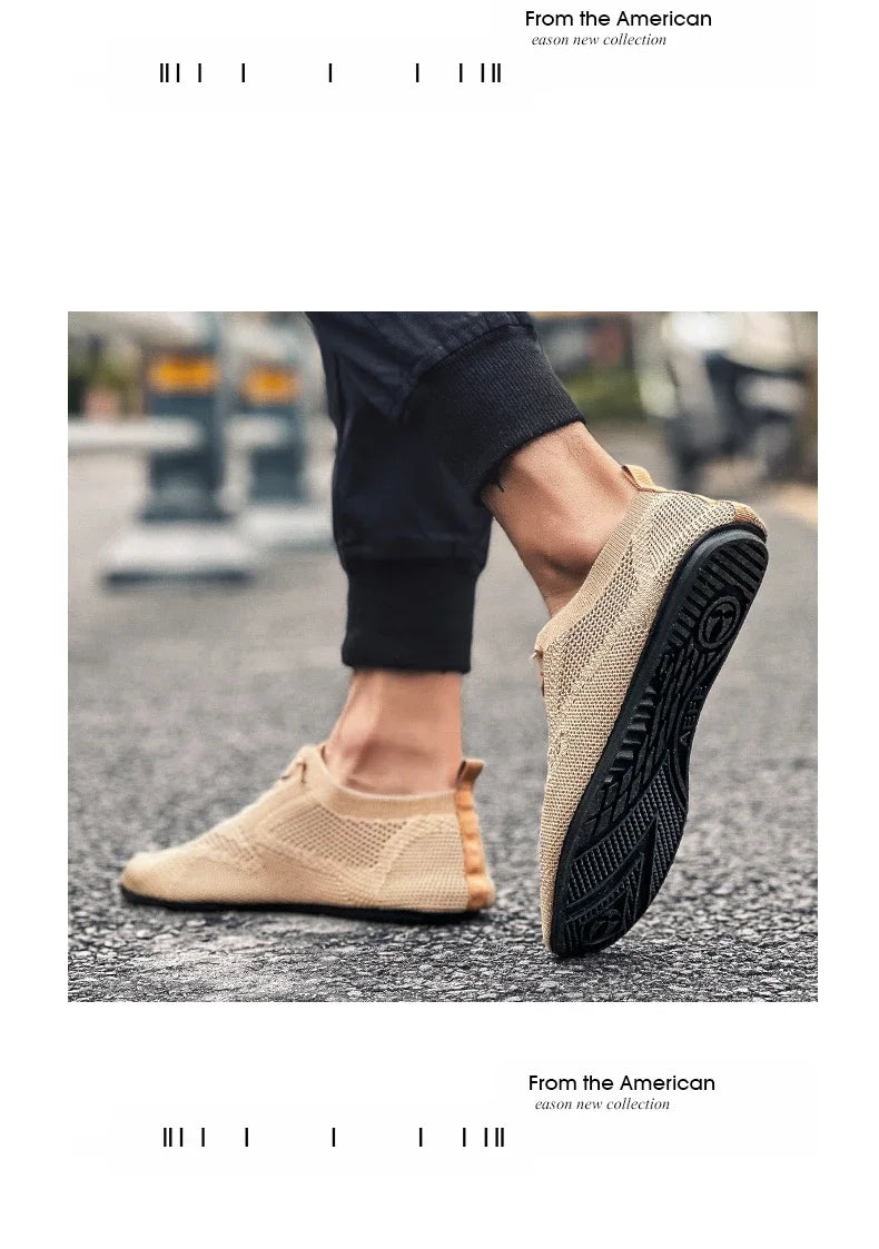 Men Lightweight Loafers Breathable Non Slip Casual Walking Shoes Classic Fashion Comfortable Loafers for Men Plus Size 47