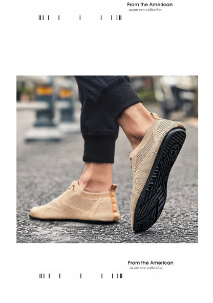 Men Lightweight Loafers Breathable Non Slip Casual Walking Shoes Classic Fashion Comfortable Loafers for Men Plus Size 47