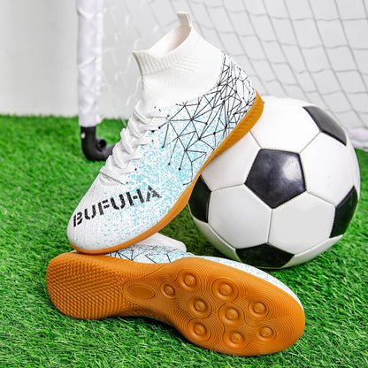 Men Soccer Shoes TF High-quality Breathable Unisex Football Boots Professional Sneakers Ultralight Match Hot Sale Women Match