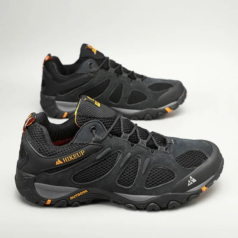 New Non-slip Wear Resistant Men‘s Outdoor Hiking Shoes Breathable Splashproof Climbing Men Sneaker Hunting Mountain Shoes