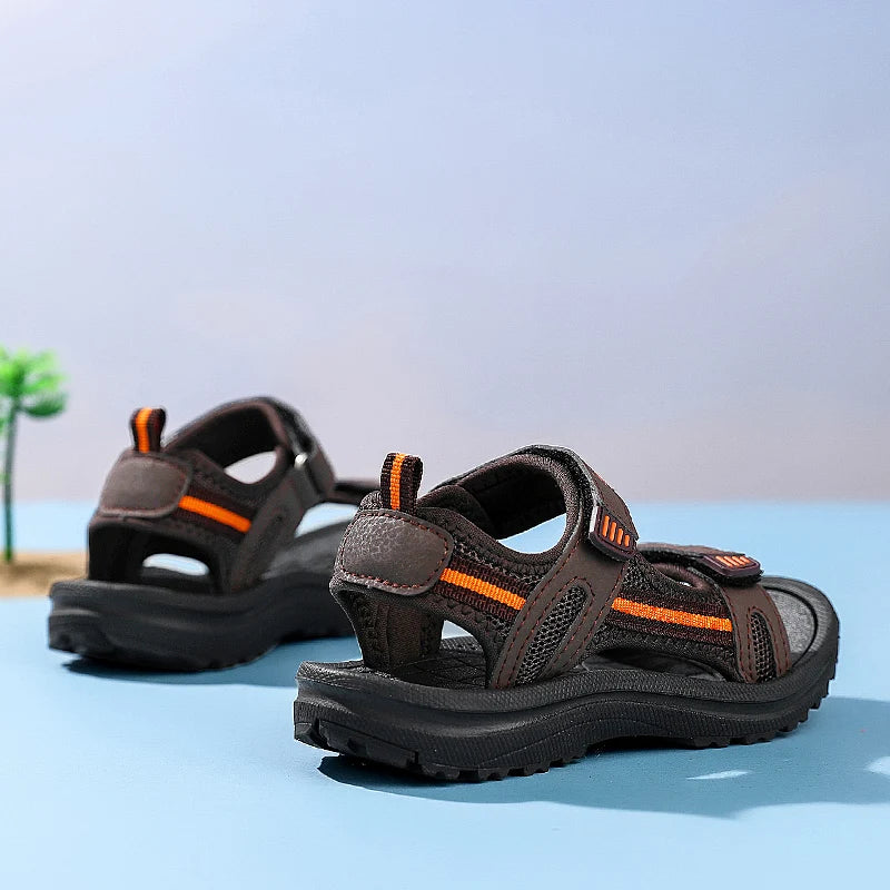 Summer Breathable Sport Sandals for Boys Girls Casual Children Beach Shoes Kids Soft Sole Non-slip Comfortable Open Toe Sandals