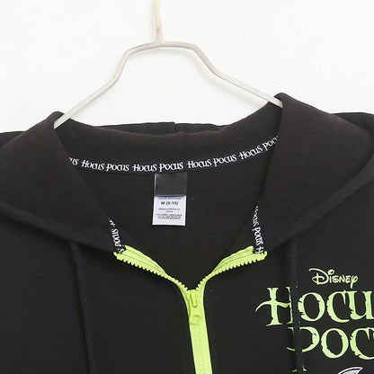 Fleece Hooded Sweatshirt Women Zip Up Hoodies Jacket Halloween Casual Cartoon Jumper Top Female Streetwear