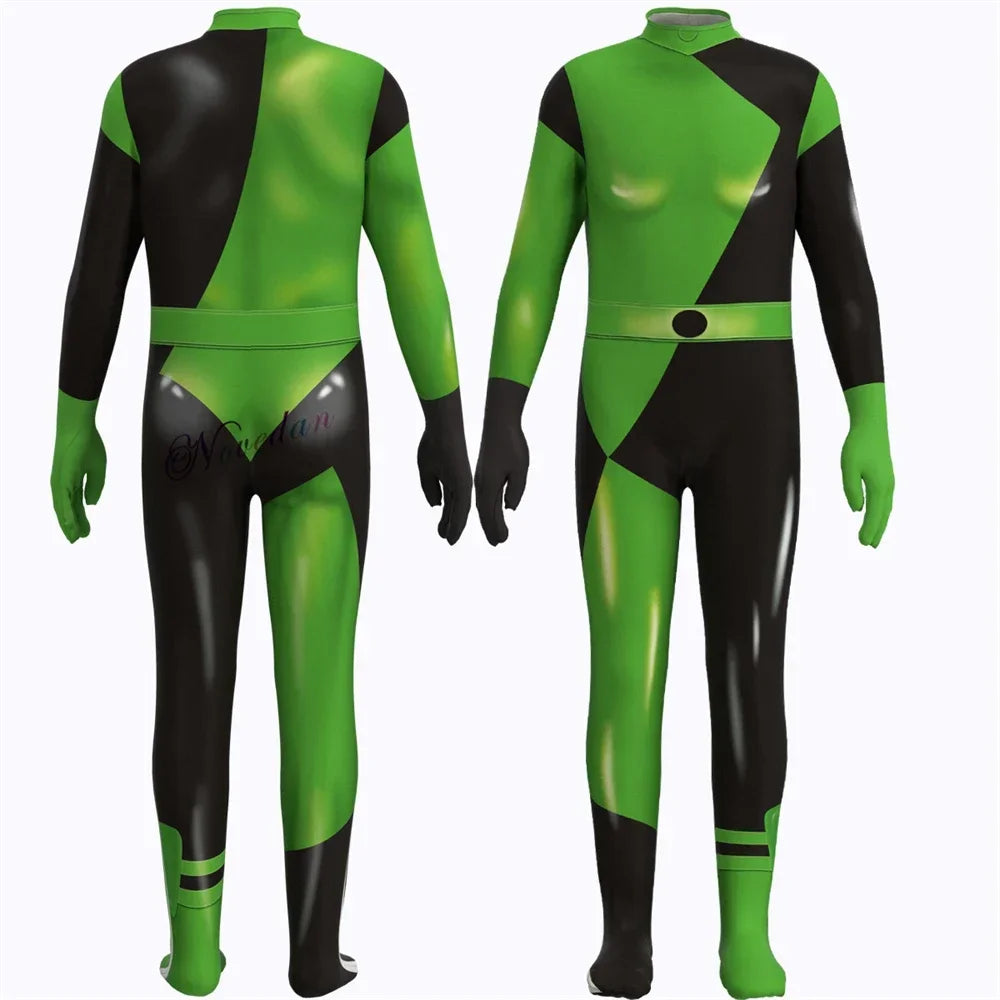 Adult Kids Henry Danger Cosplay Costume Kim Possible Jumpsuit Bodysuit Outfit Baby Boy Men Girls Women Halloween Party  Suit