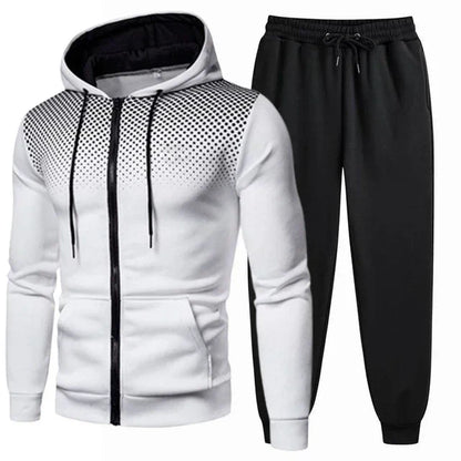 2024 Mens Tracksuits Men's Clothing Men Sets Hoodie Set Zipper Sweatshirt Casual Sport Sweatpants Man Sweat Suit Set Running