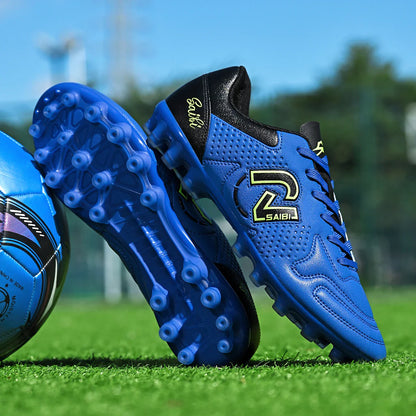 Breathable football shoes for men, FG/AG long nail artificial turf suitable for training and competition