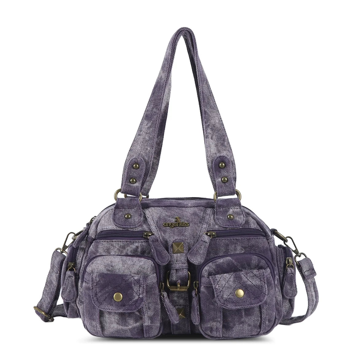 Vintage Bag Women Small Handbags Satchel Top-handle Handbag PU Shoulder Bag Dumpling Pack Multi-pockets Shoulder Bags
