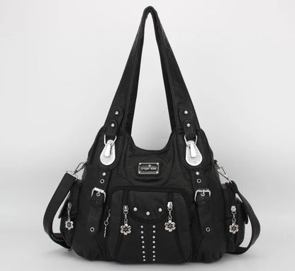 Bag Women Fashion Handbags Women Shoulder Bags PU Leather Handbag Female Satchel Shoulder Purse Bag bolsa feminina