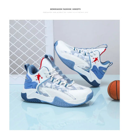 Kids Basketball Shoes Boys Sneakers Non-slip Child Trainer Basket Shoes Outdoor Children Sport Shoes Zapatillas De Deporte