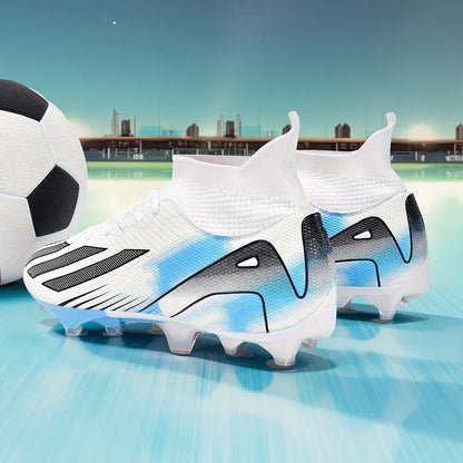 New Men Football Boots Cleats Boys Ultralight Sport Soccer Shoes Adult Professional Non-Slip Comfortable Training Match Grass
