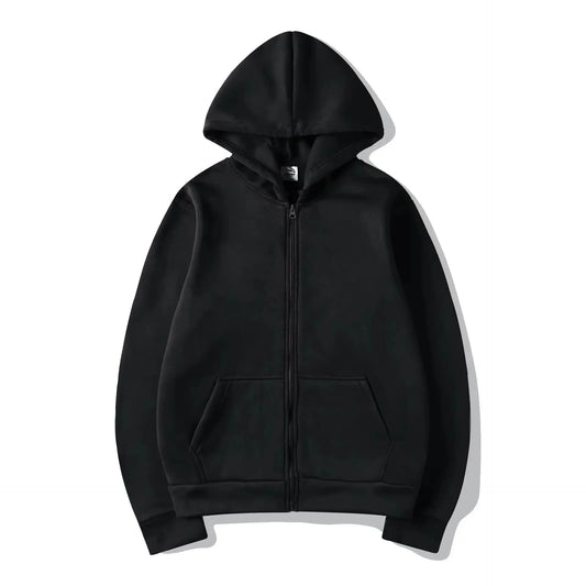 Men's Zip Up Hoodies Casual Zipper Jacket Coats Women Fleece Autumn Winter Harajuku Gothic Hooded Sweatshirts Sports Streetwear