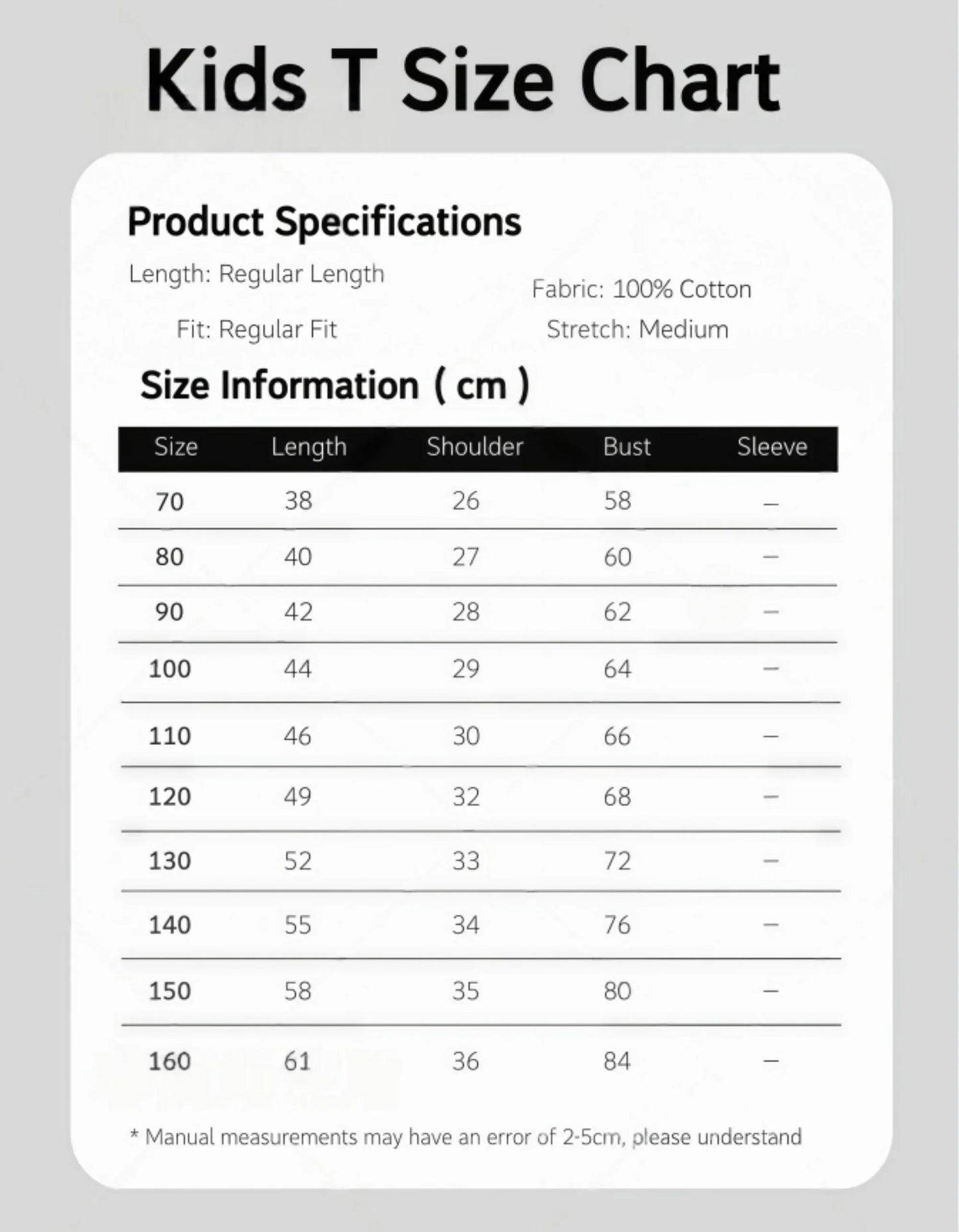 Fashion Cotton Summer Breathable Anime Cotton Printed T-shirt Unisex High Quality Short-sleeved Parent-child Top