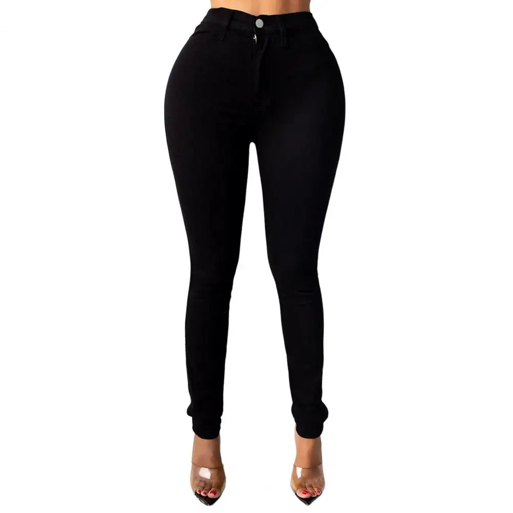 High Waist Women's Skinny Fit Denim Jeans