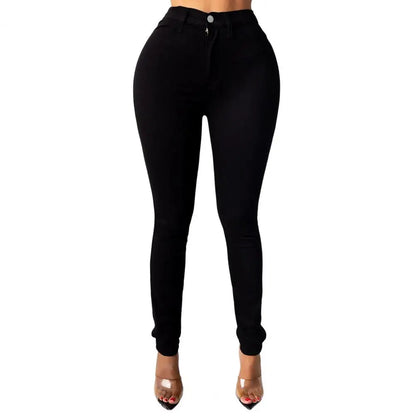 High Waist Women's Skinny Fit Denim Jeans