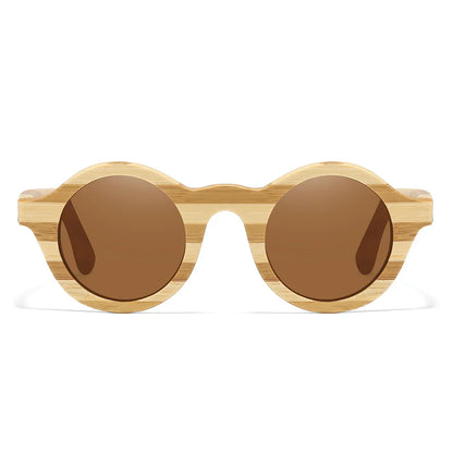 Natural Zebra Bamboo Wooden Aduit Sunglasses Handmade Polarized Glasses Mirror Coating Lenses Eyewear With Gift Box 8620C