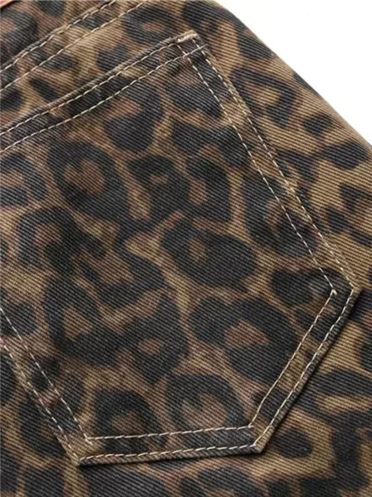 Women Denim Pants Female Oversize Wide Leg Trousers