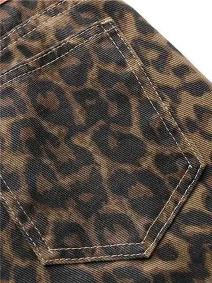 Women Denim Pants Female Oversize Wide Leg Trousers