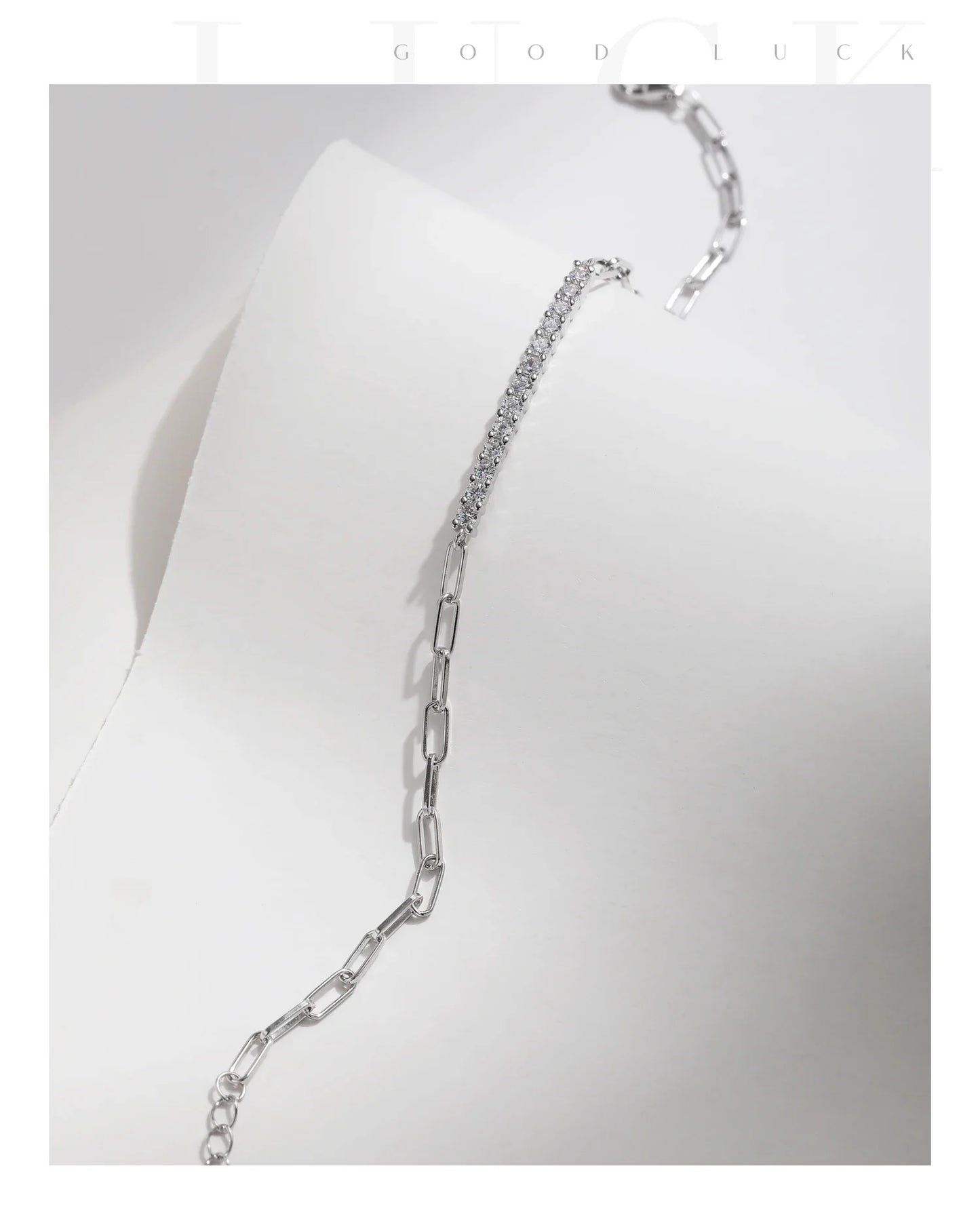 Sparkling D Color Moissanite Bracelet 925 Sterling Silver Lock Stackable Trendy Bracelets For Women Jewelry With Gift Box