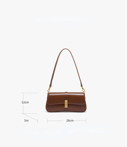 Women Genuine Leather Shoulder Bag Female Fashion Handbag Totes Small Underarm Bag Casual Daybag Mini Purse -KG1313